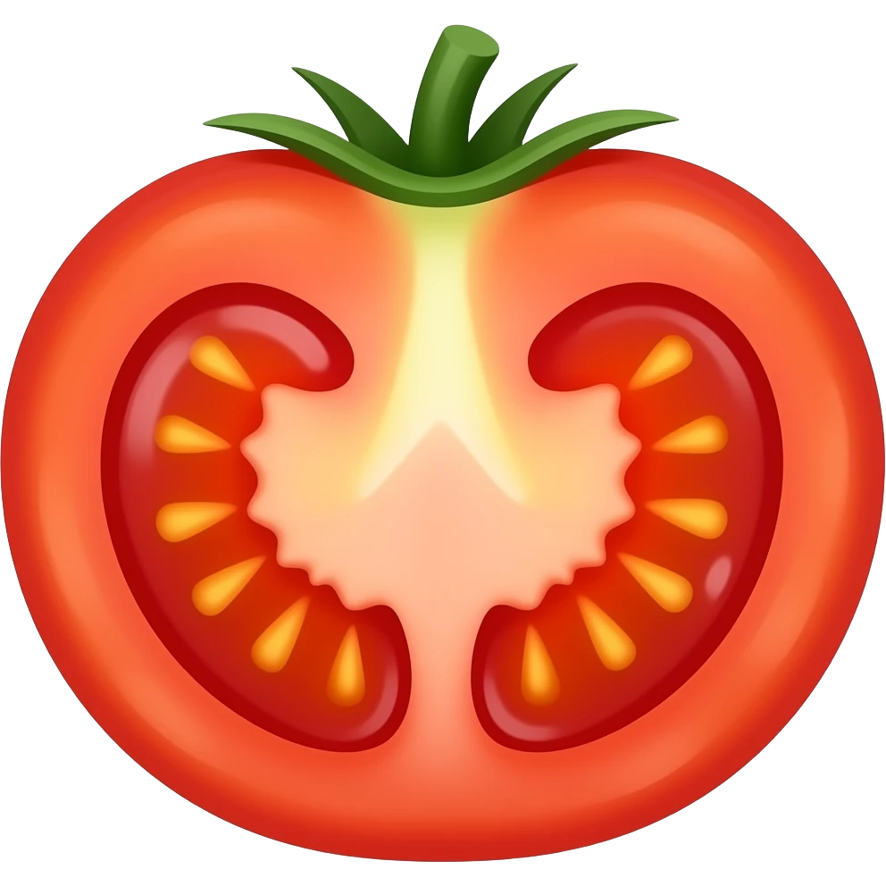 Slice tomato emoji