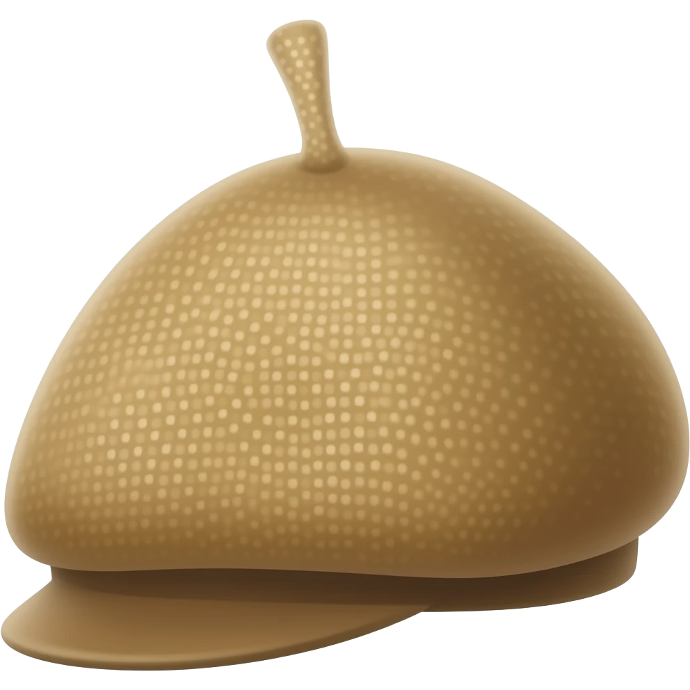 ios emoji of a beret emoji