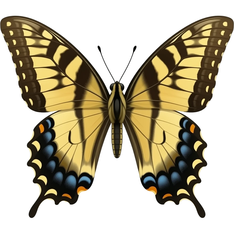 butterfly with a gun emoji