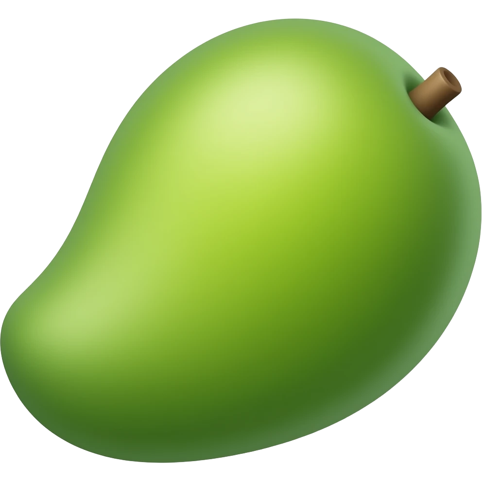 Mango verde emoji