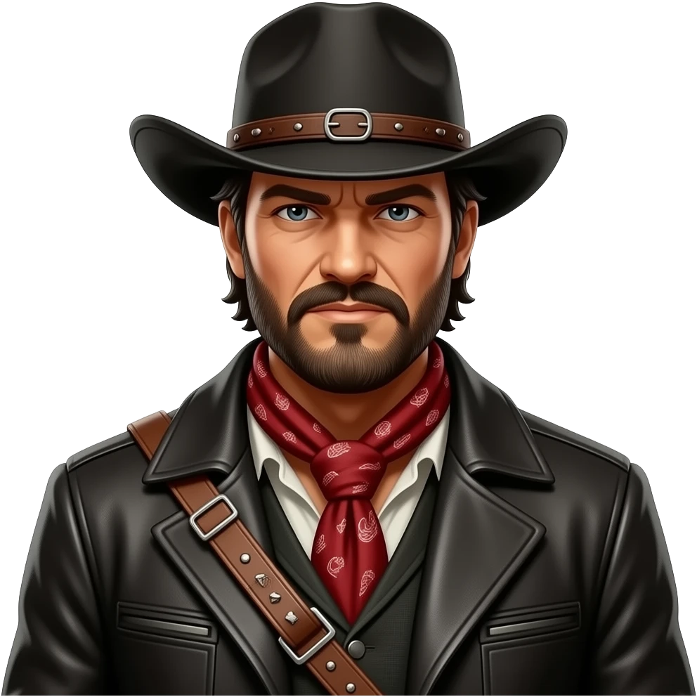 Arthur morgan from rdr2 emoji | AI Emoji Generator