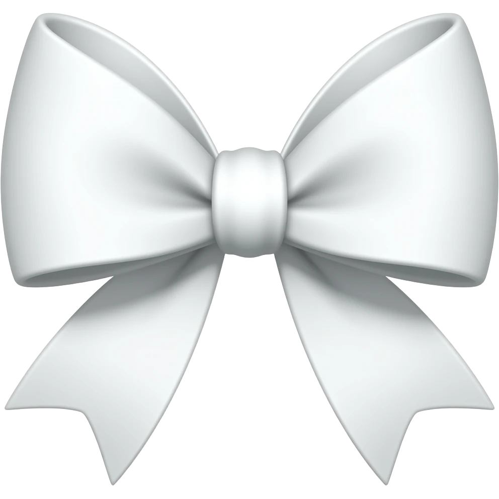 Lazo blanco emoji