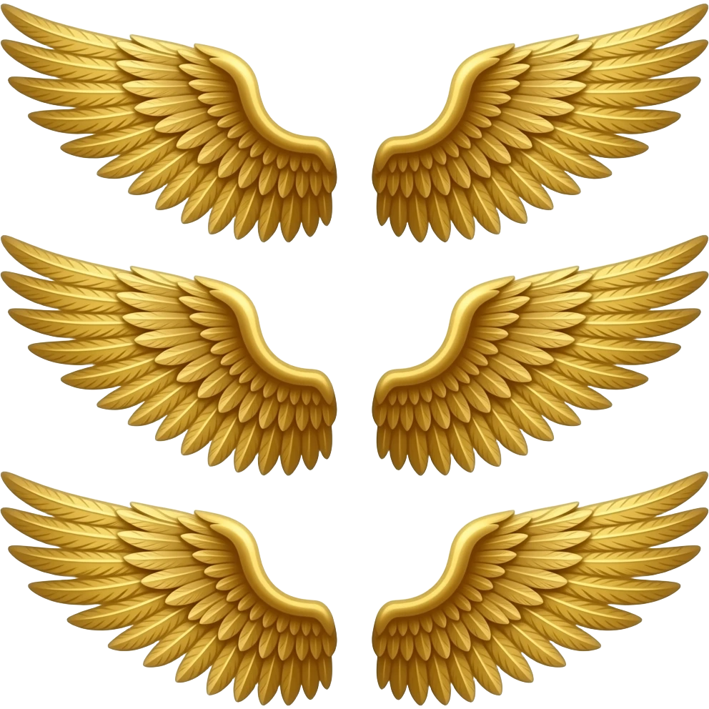 six seraph wings emoji