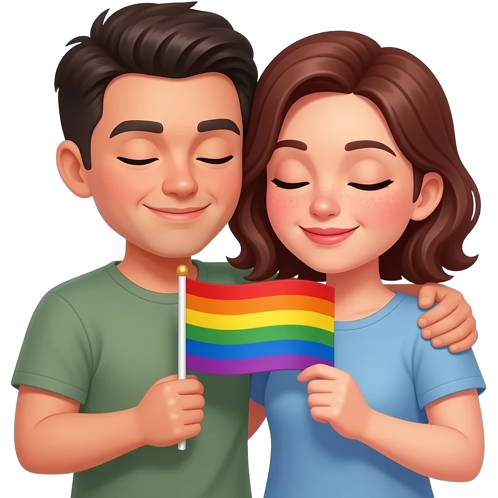 👩‍❤️‍👩🏳️‍🌈🥵 emoji