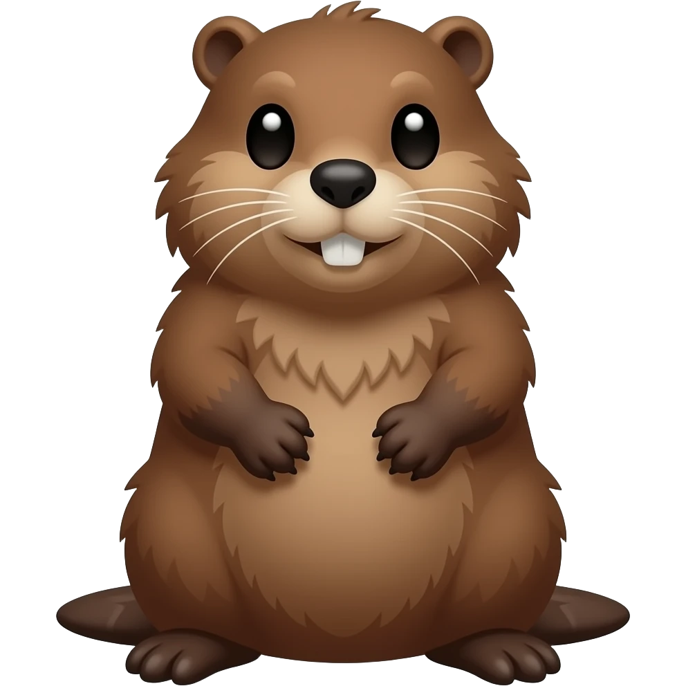 North american Beaver emoji