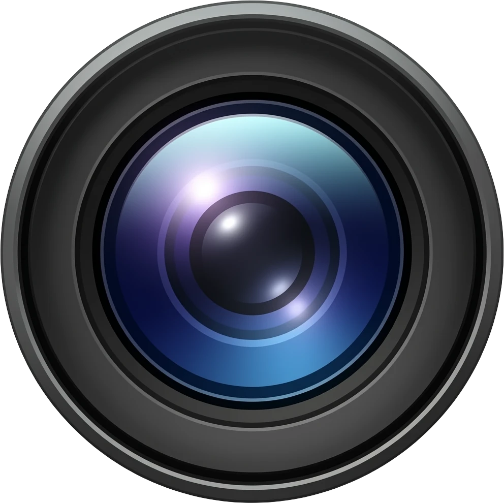 camera lens emoji