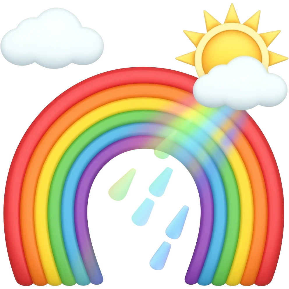 Rainbow emoji