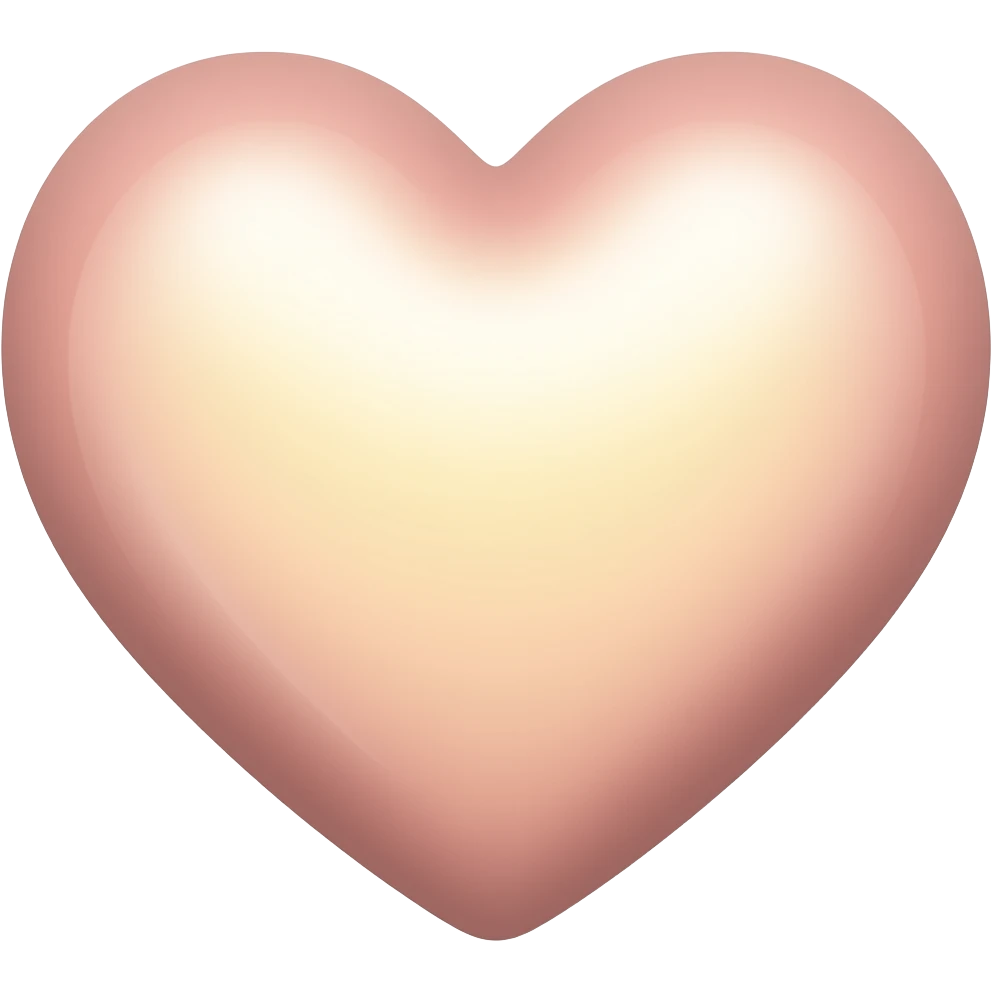 pastel blonde heart emoji