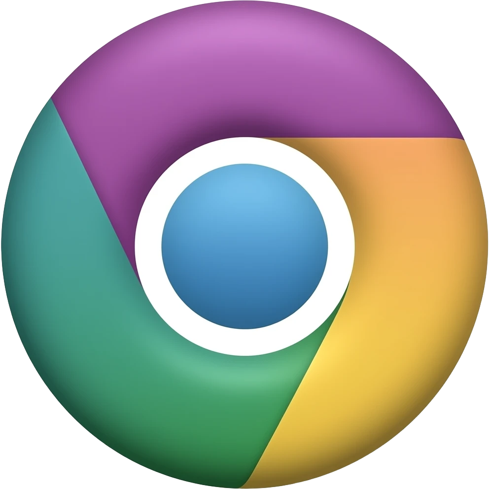 google chrome dark violet emoji