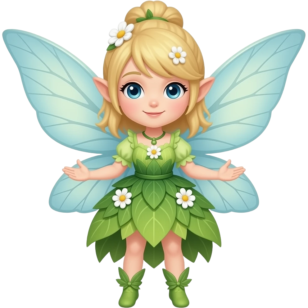 Flower Pixie  full body emoji