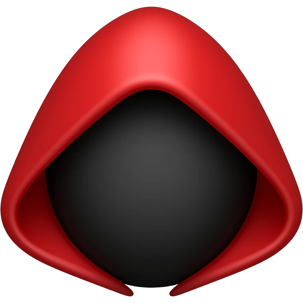 Red hood emoji