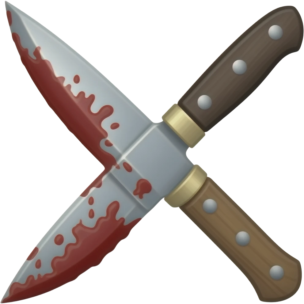 cuchillo ensangrentado emoji