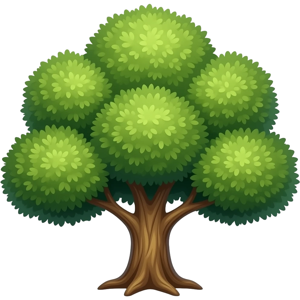 Tree  flip emoji