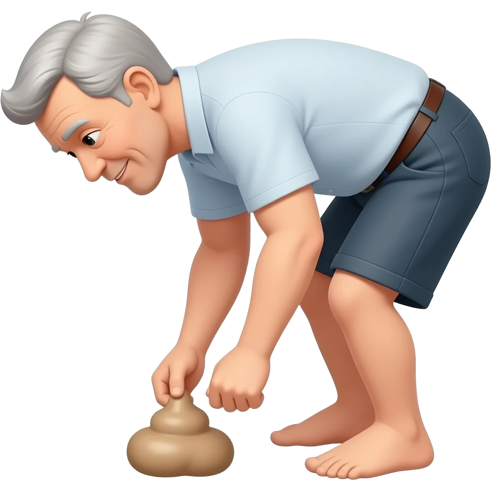 67 guy poop emoji