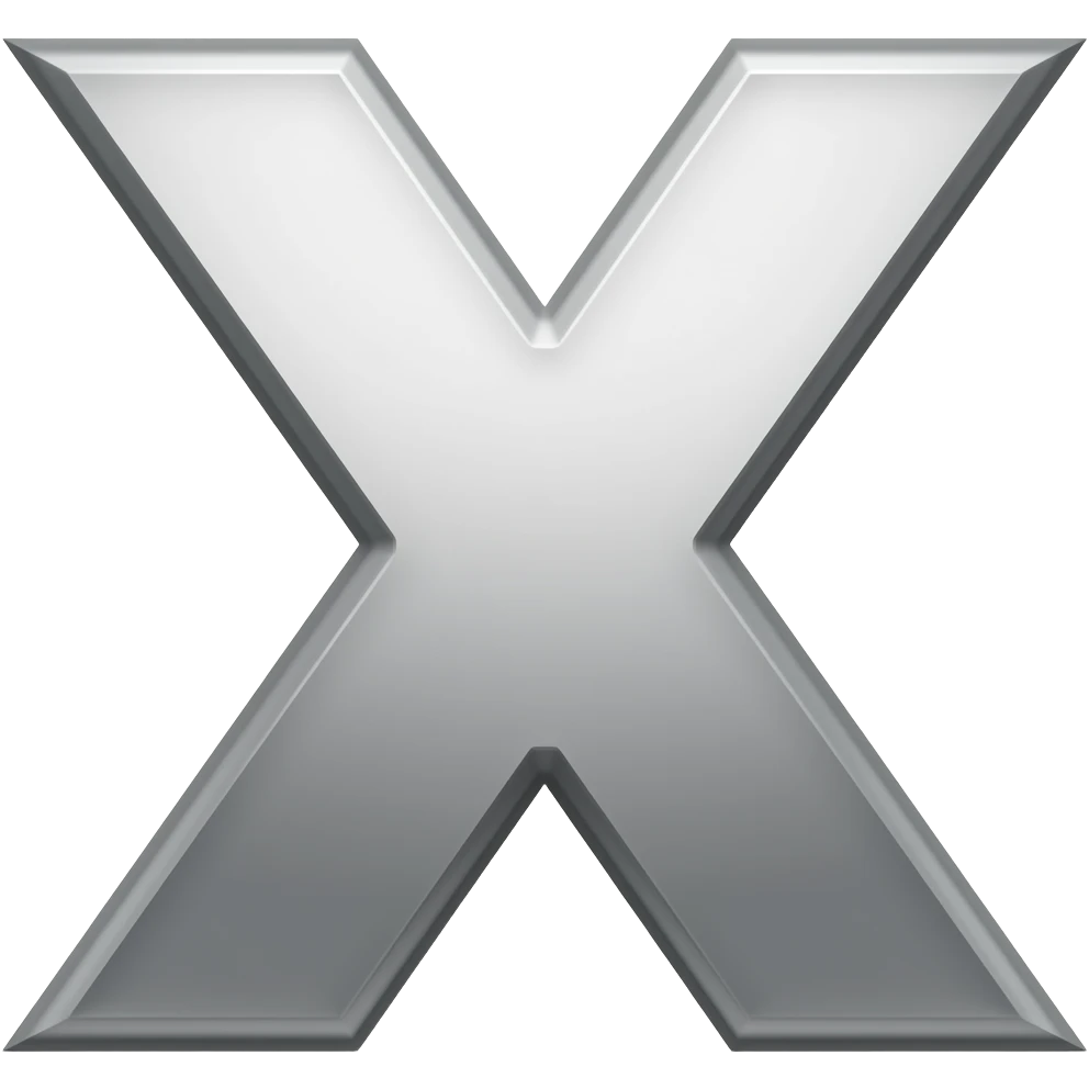 X emoji