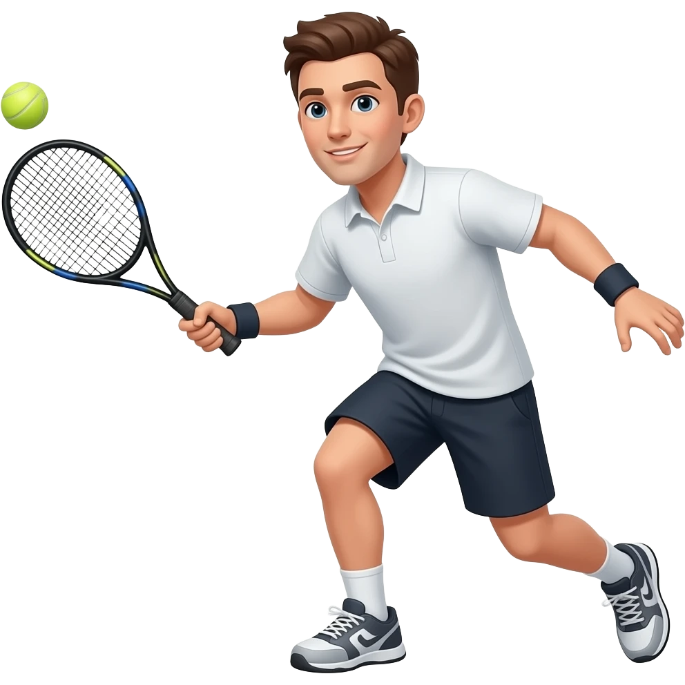 PADEL player hit emoji