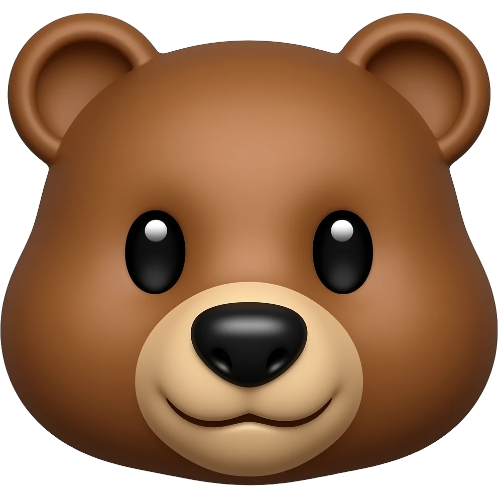 bear face emoji