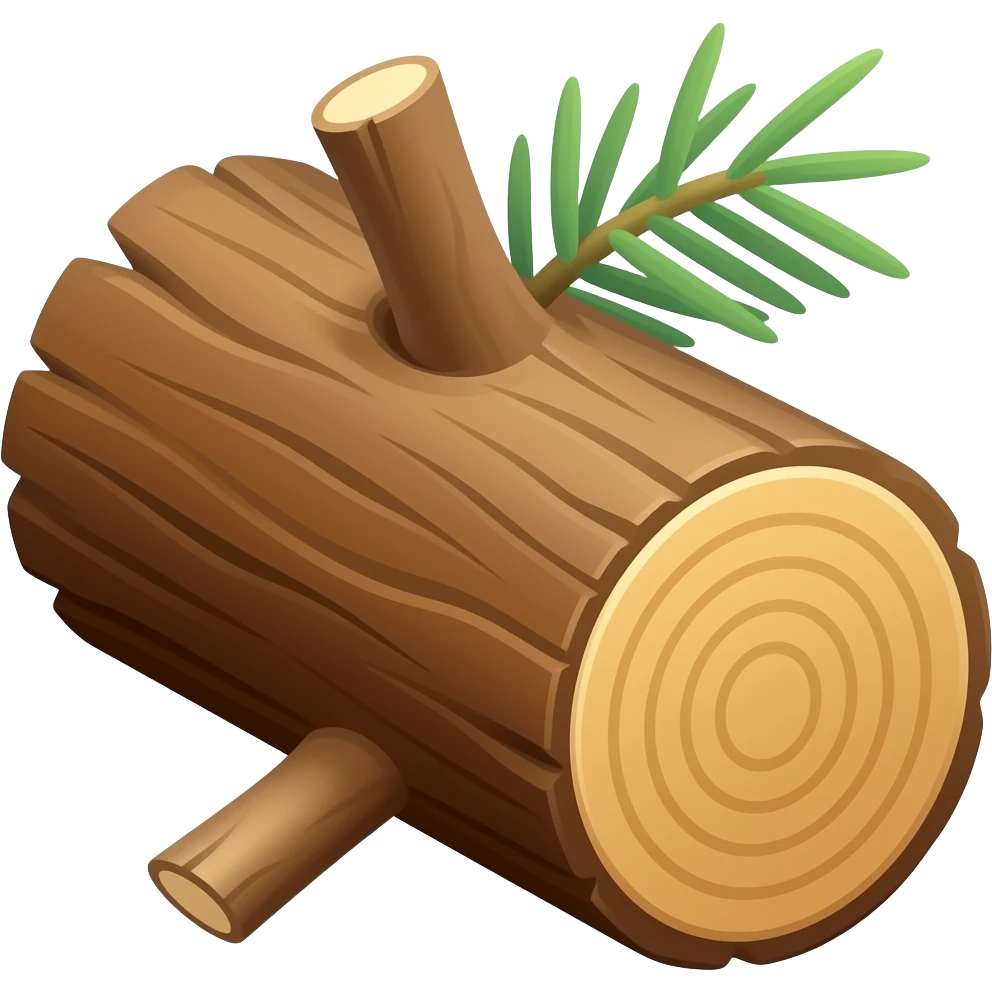 Pine Log emoji