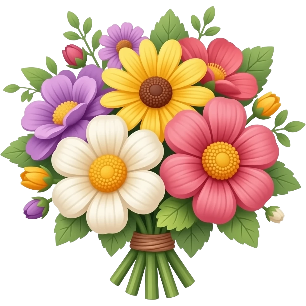 ramo de flores emoji