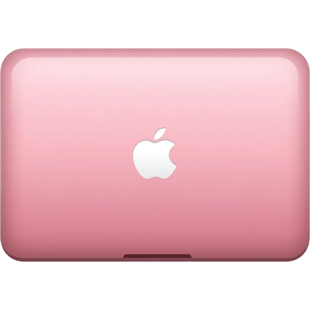 pink macbook emoji