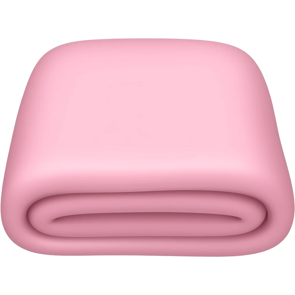 Coberta rosa dobrado emoji