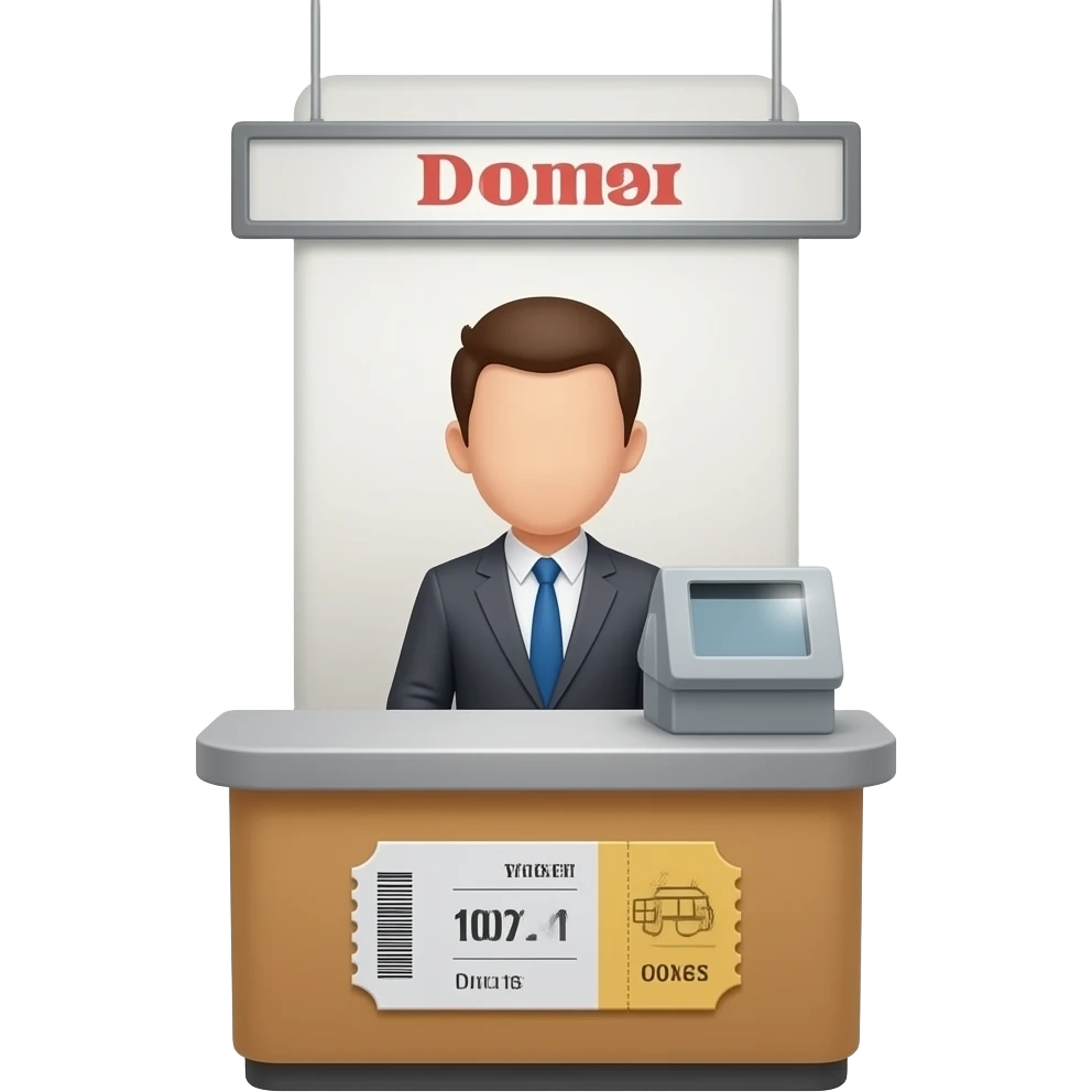 ticket counter emoji