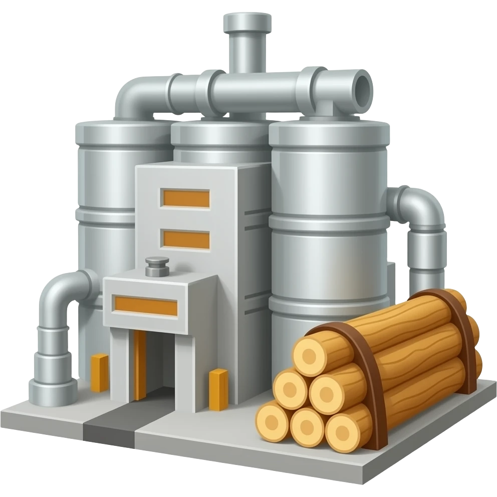 Lumber mill factory emoji no background emoji