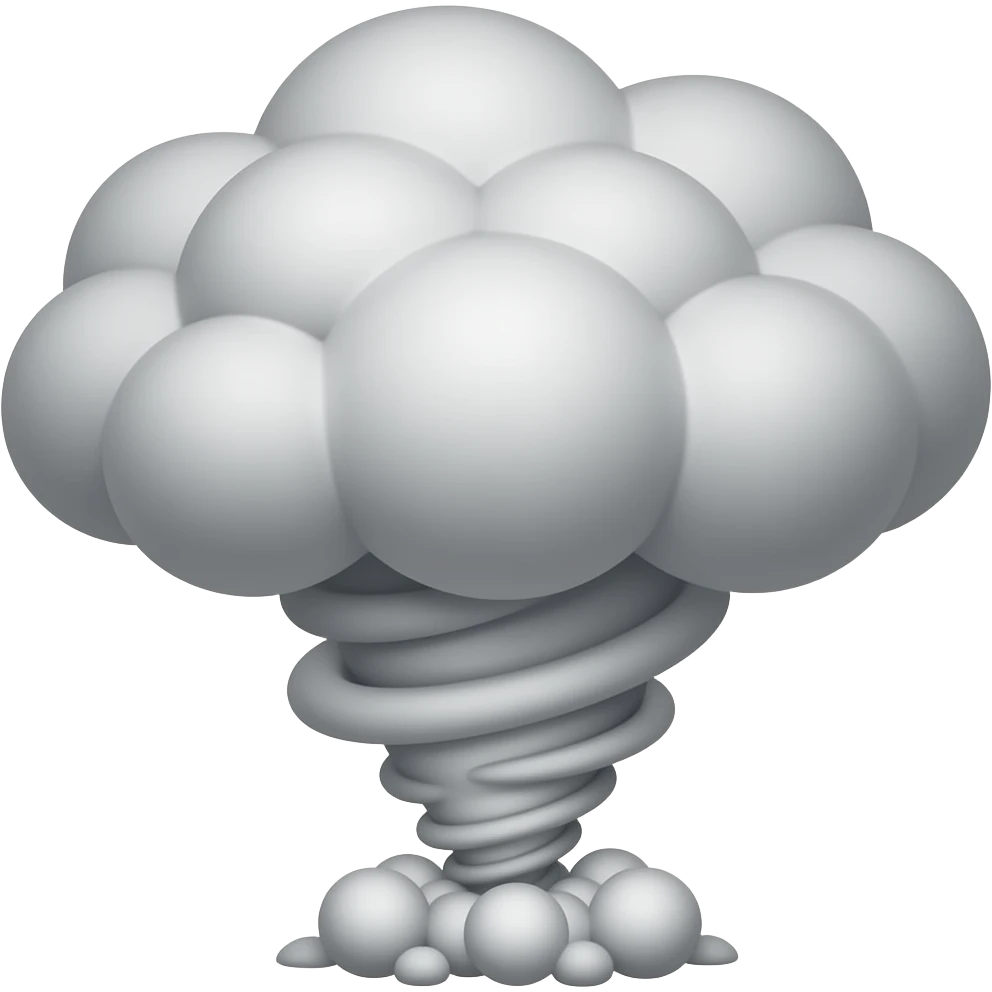 smoke tornado emoji