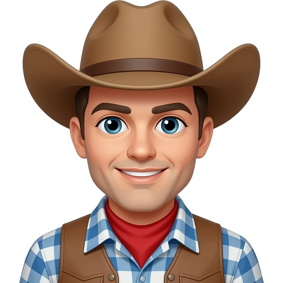 flirty cowboy emoji emoji