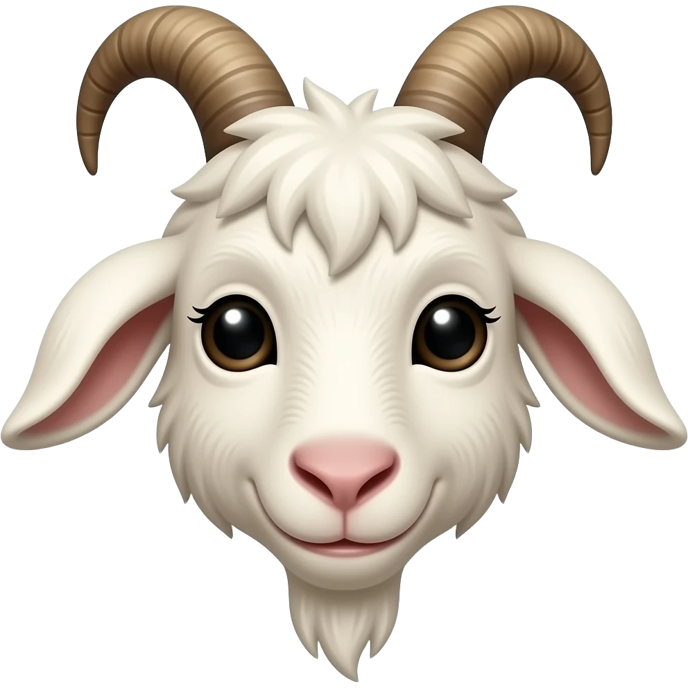 Goat face emoji