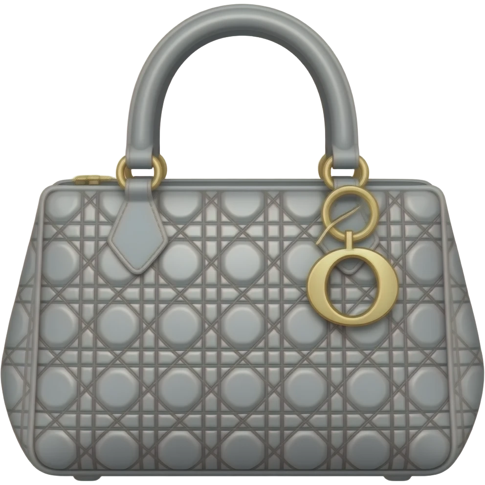 gray dior bag emoji