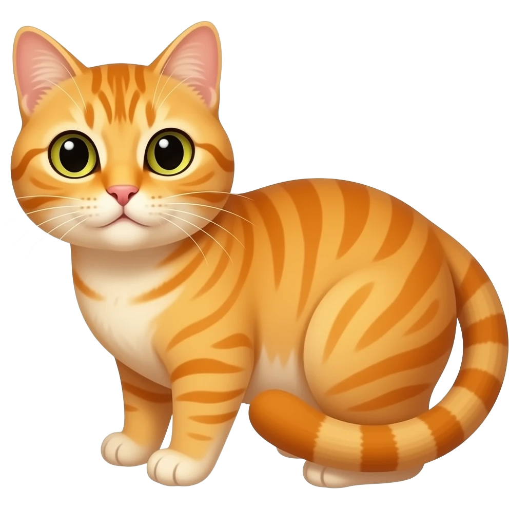 Orange cat emoji