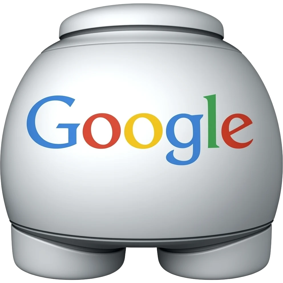 Google robot butt emoji
