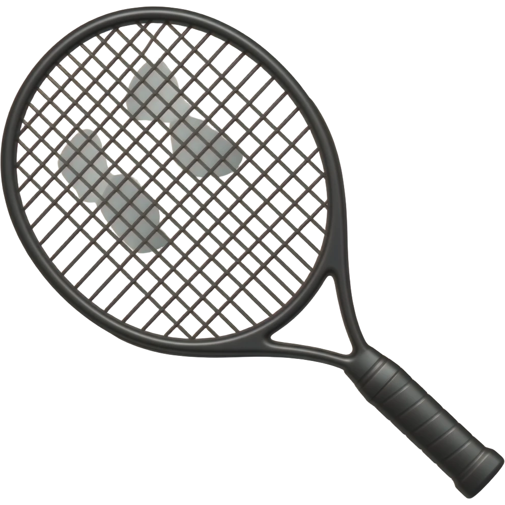 Padel racket is closed there are no gates emoji
