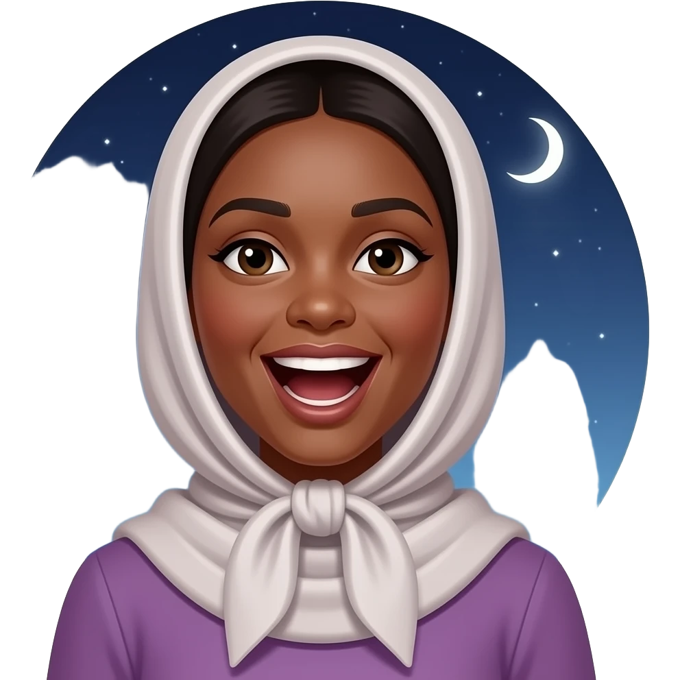🫦🧕🏽🌚 emoji