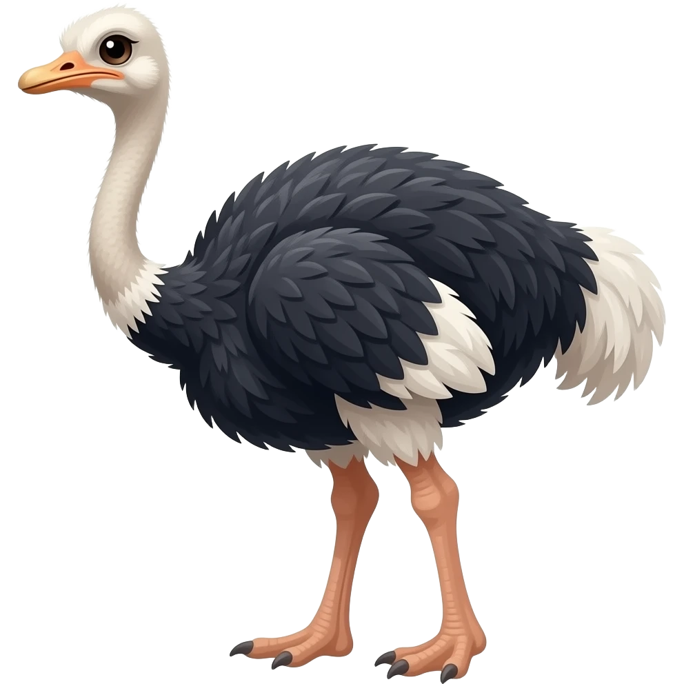 Ostrich emoji