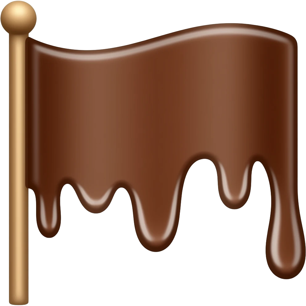 Make a flag emoji for Chocolate emoji