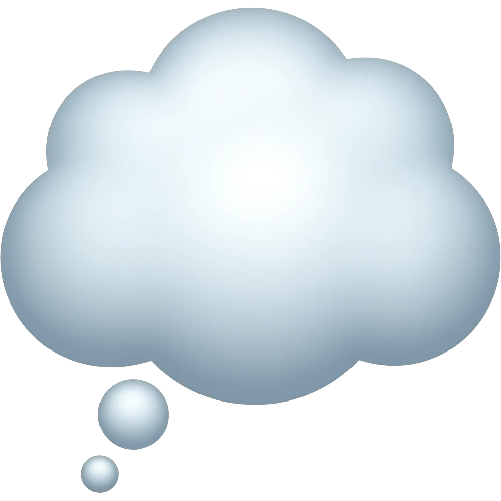 облачно 💭 emoji
