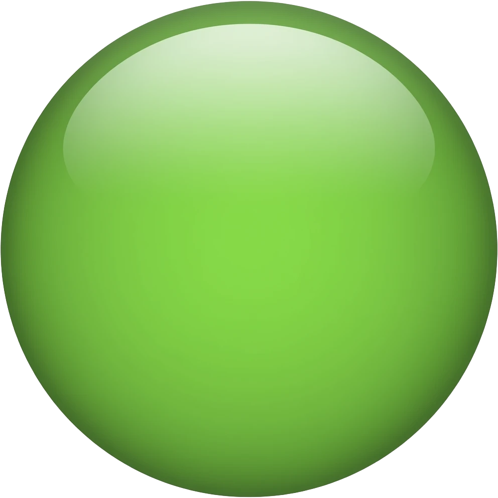 grean circle emoji