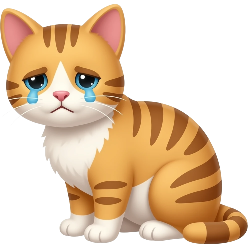 котик Пушин грустит emoji