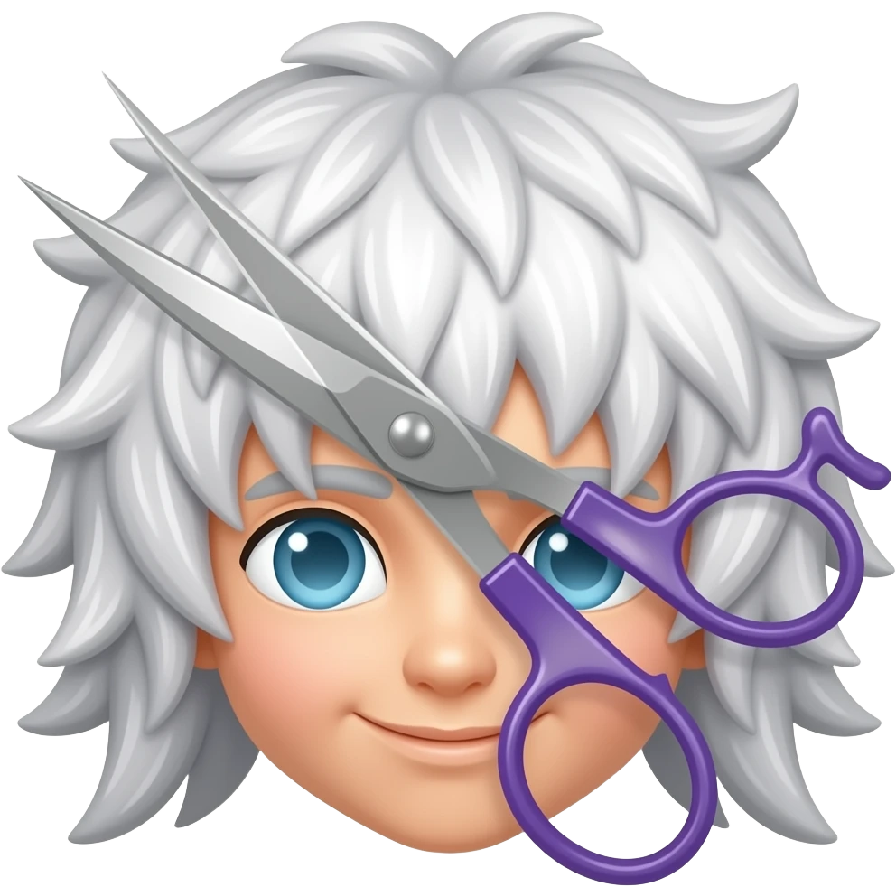hair scissor emoji