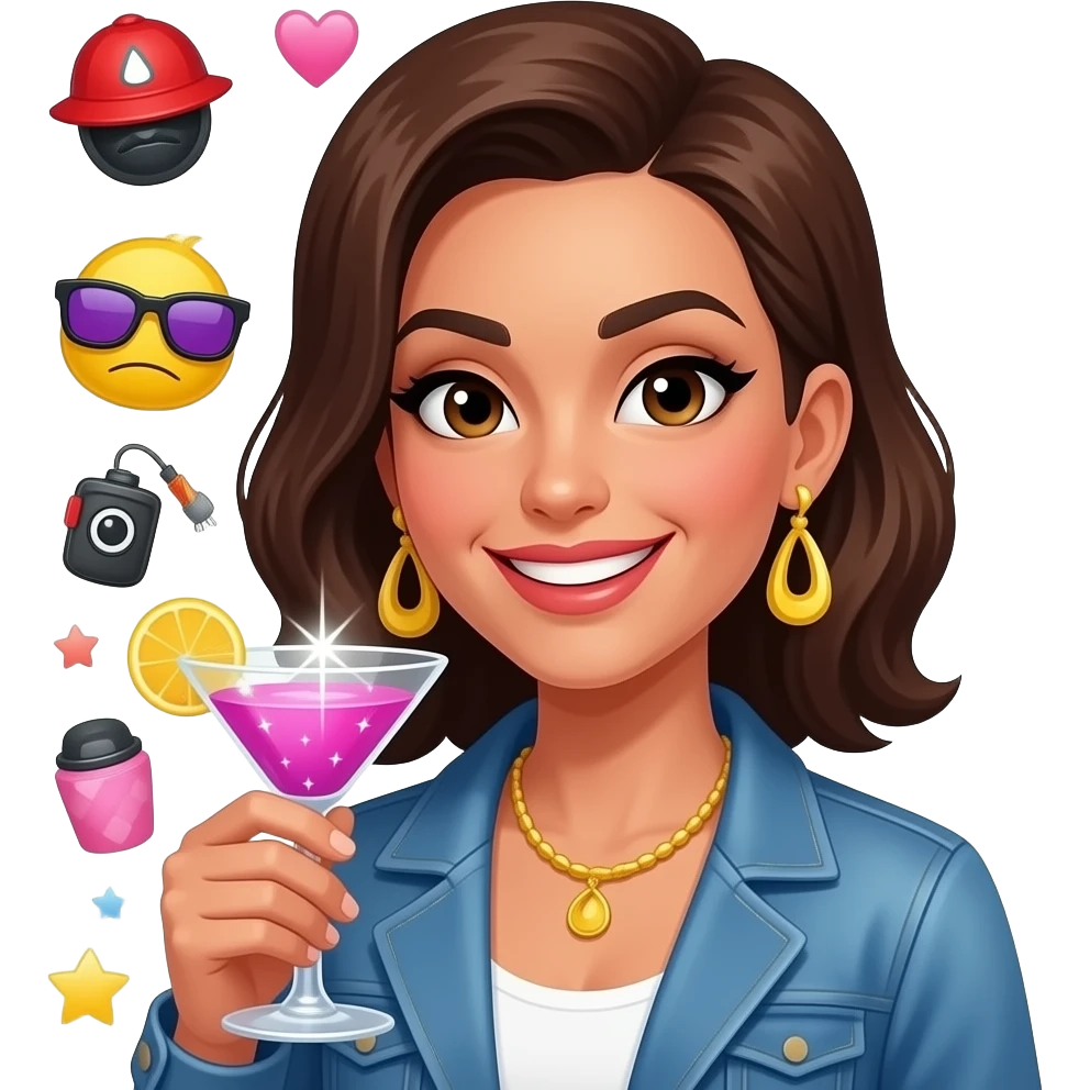 The Trend Explorers. Buat emoji mereka yang suka nyoba hal viral dan agak hedon gitu loh. Tapi emojinya ngegambarin satu orang aja tapi maunya dia cewe bukan cowo gitu. dengan ada minuman di tangan lalu pake earings juga emoji