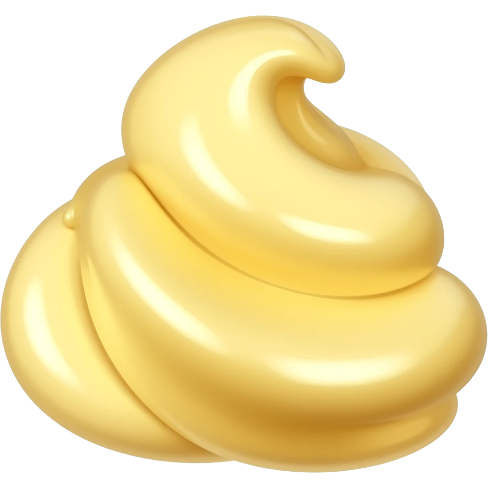 Create high-quality glossy emojis with a vibrant modern style.Make the emojis look premium, shiny, and eye-catching with bright highlights, smooth gradients, soft reflections, and glowing details. Butter emoji emoji