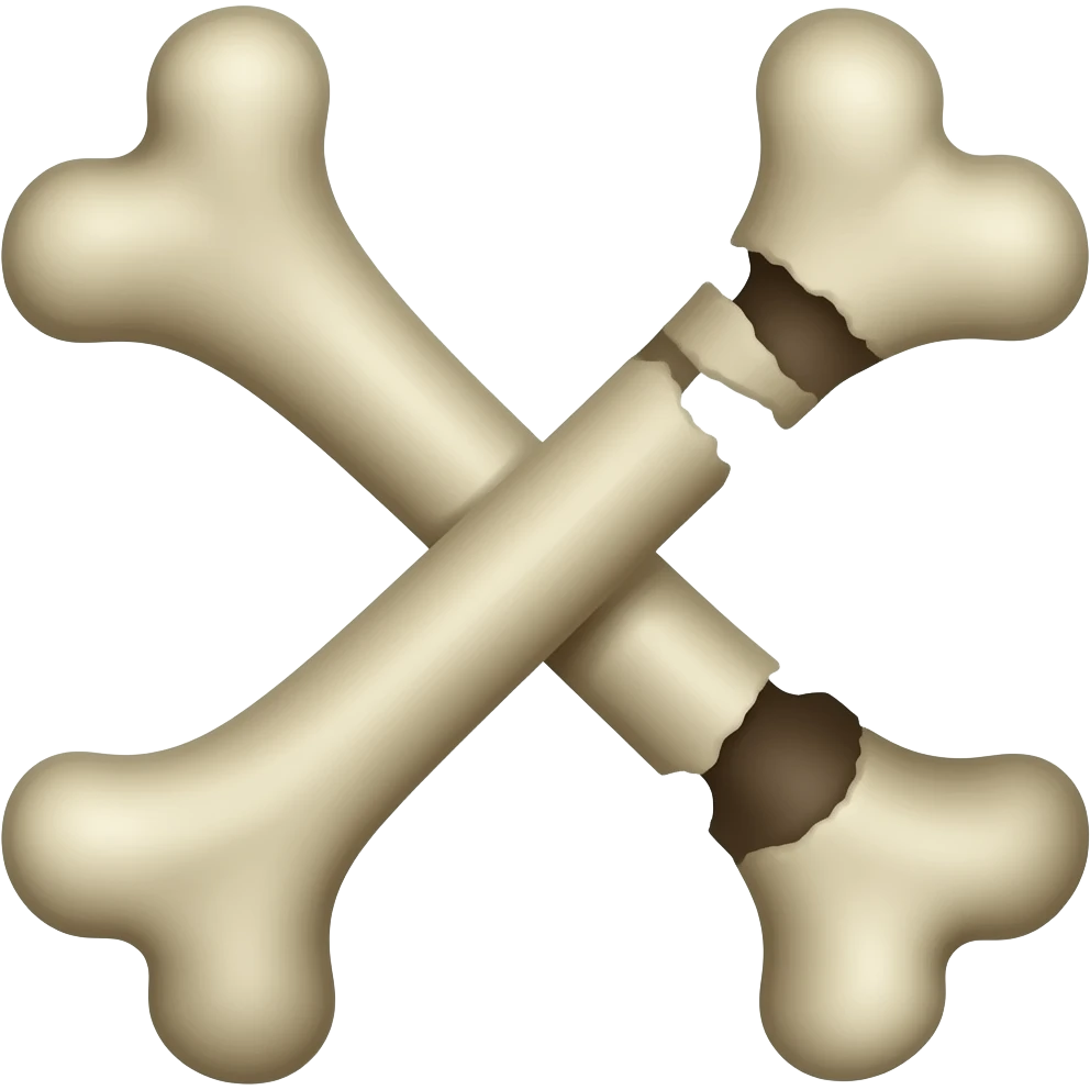disfigure bone emoji