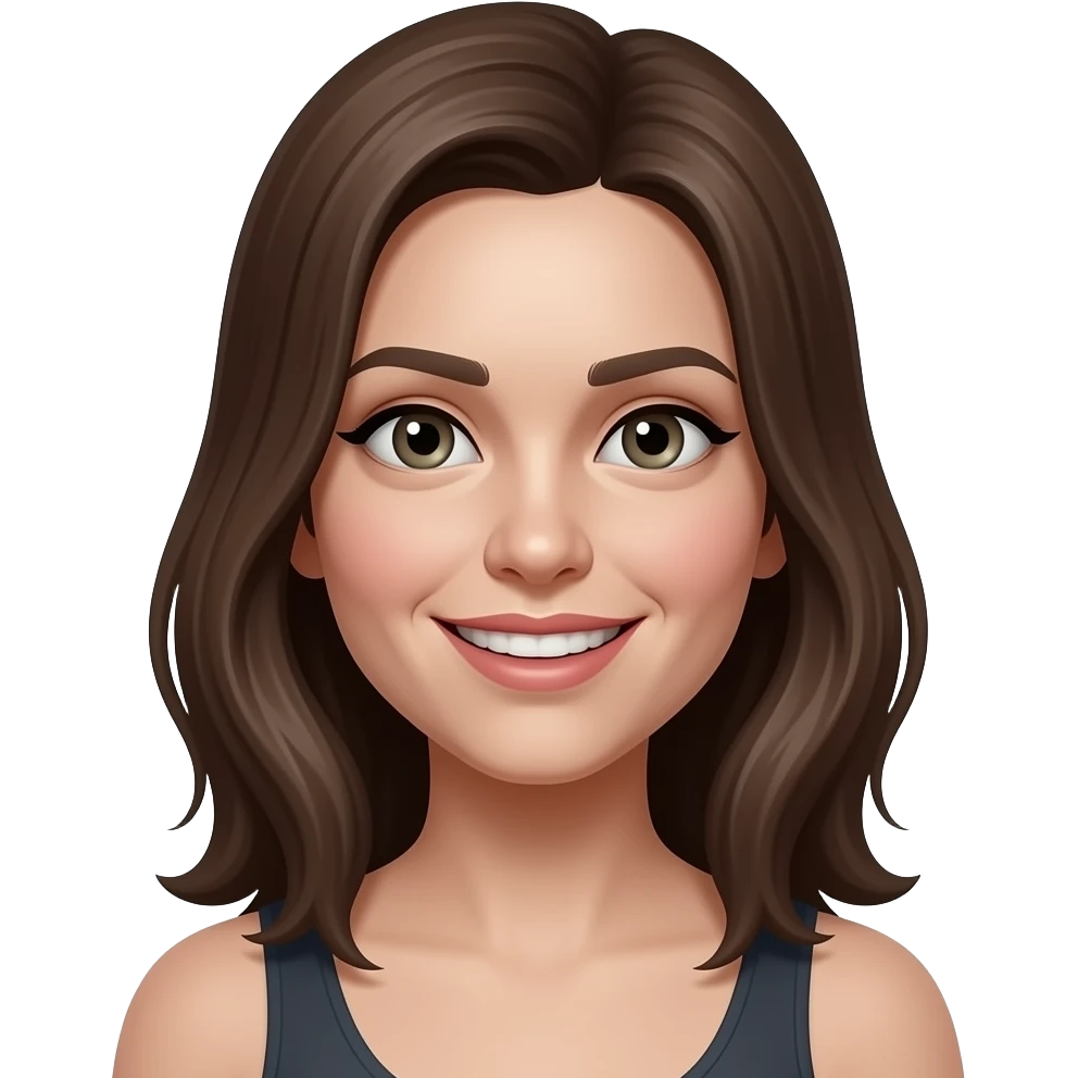 creepy smiling woman emoji | AI Emoji Generator