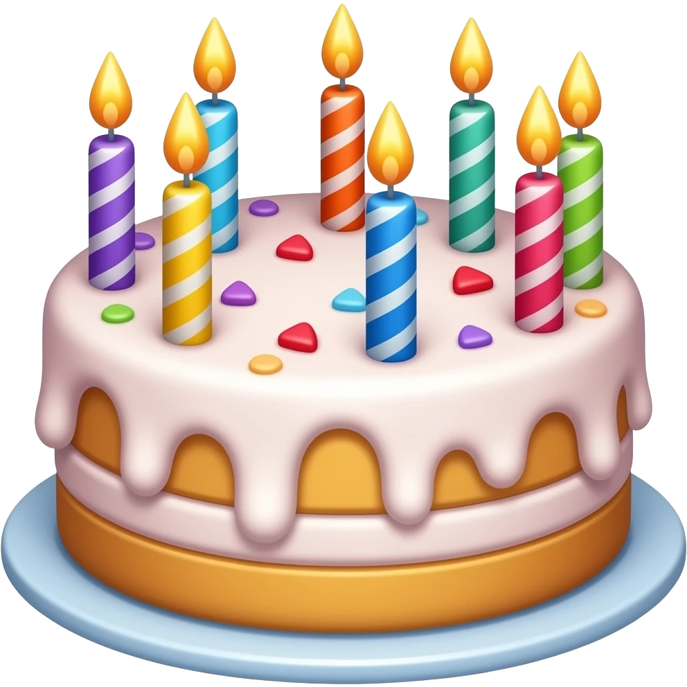 Birthday cake emoji
