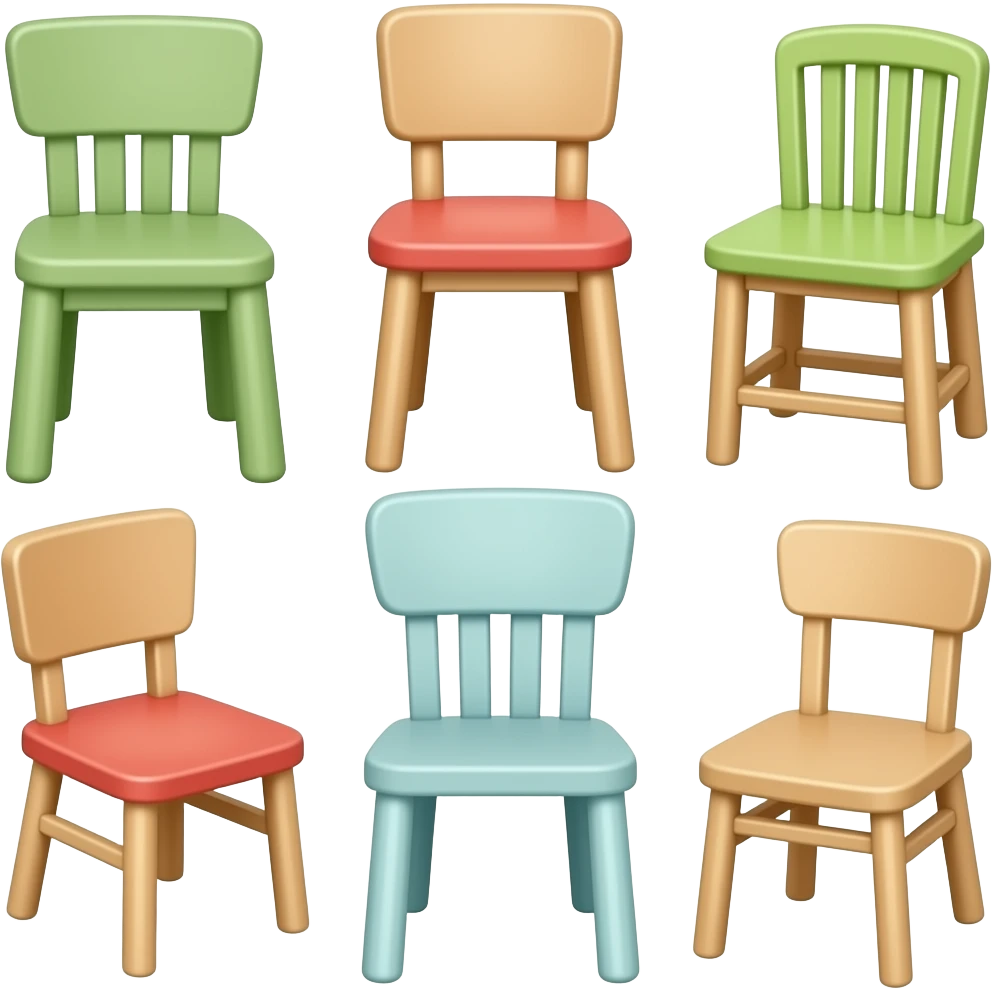 kiddie chairs emoji