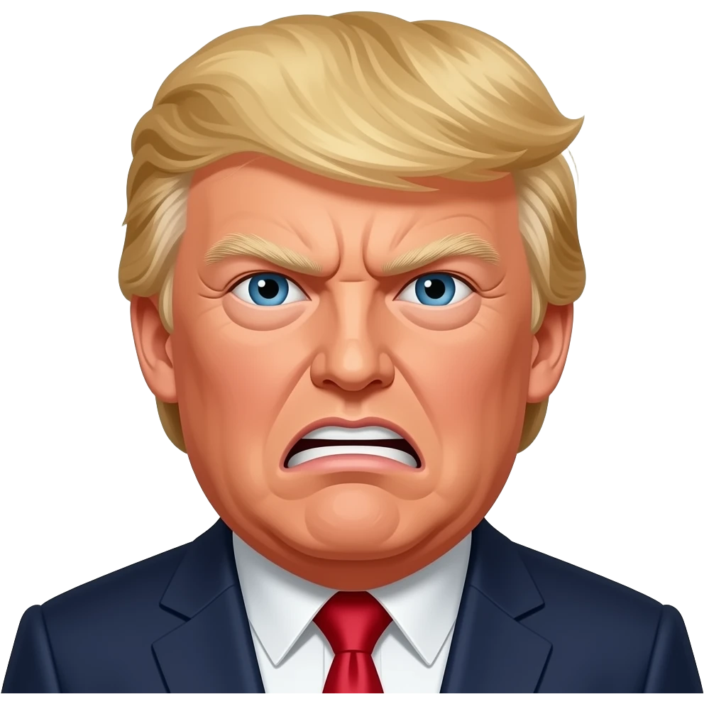 donald trump angry emoji