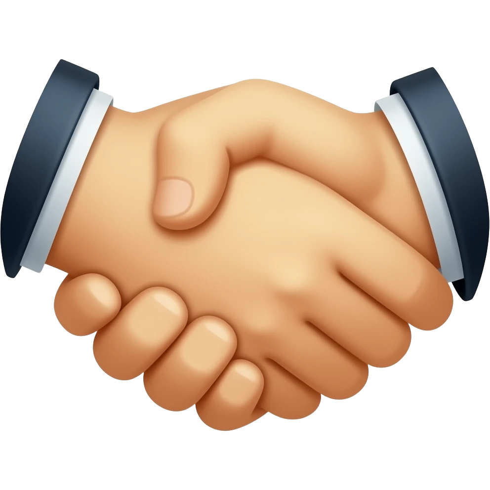 hand shake emoji