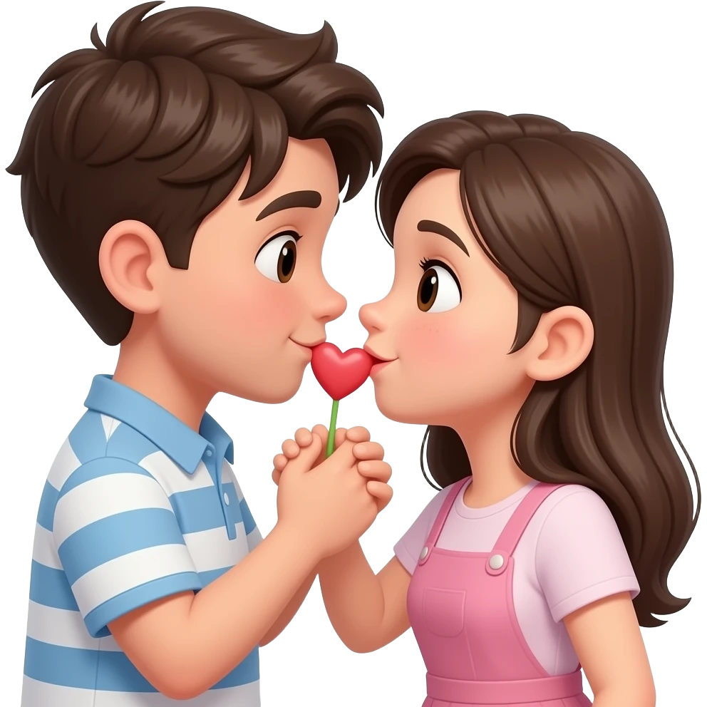 Niño y niña de 10 teniendo sexo emoji